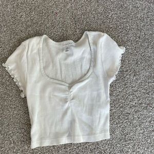 Top shop white crop top